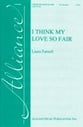 I Think My Love So Fair TB choral sheet music cover